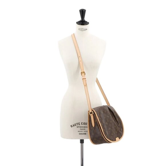 LOUIS VUITTON Monogram Menilmontant MM Shoulder Bag Brown M40473 Purse 90280741 - Picture 6 of 10
